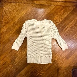 Maje open knit sweater